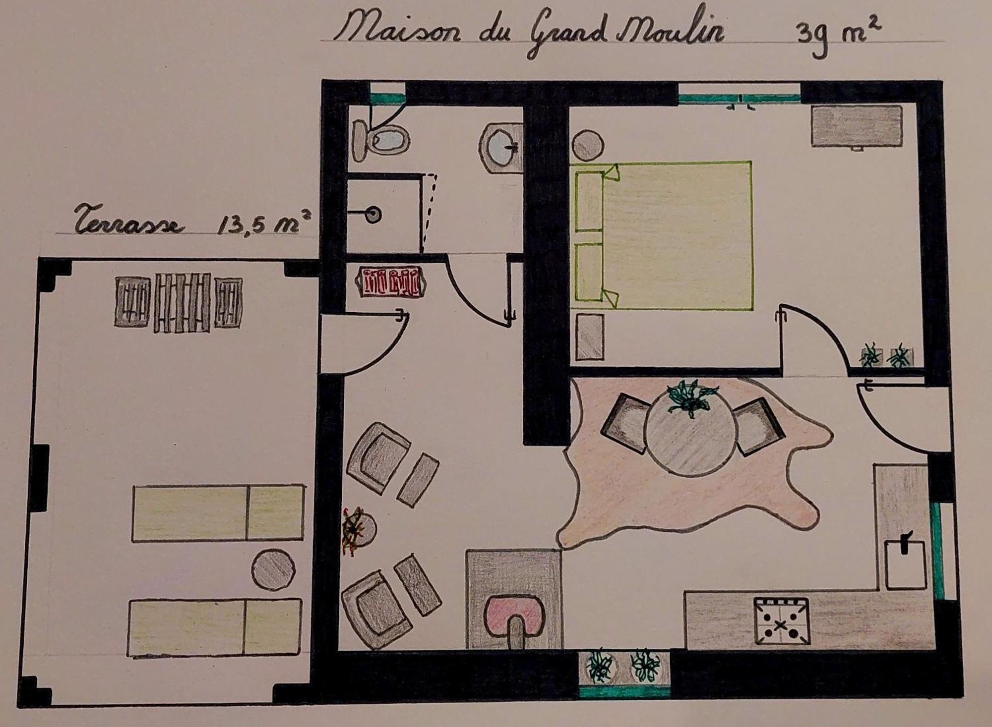 Maison Du Grand Moulin Saint-Aubin-en-Charollais Dış mekan fotoğraf